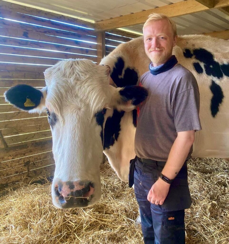 Sam volunteering in essex